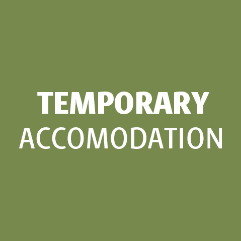 Temporary accomodation