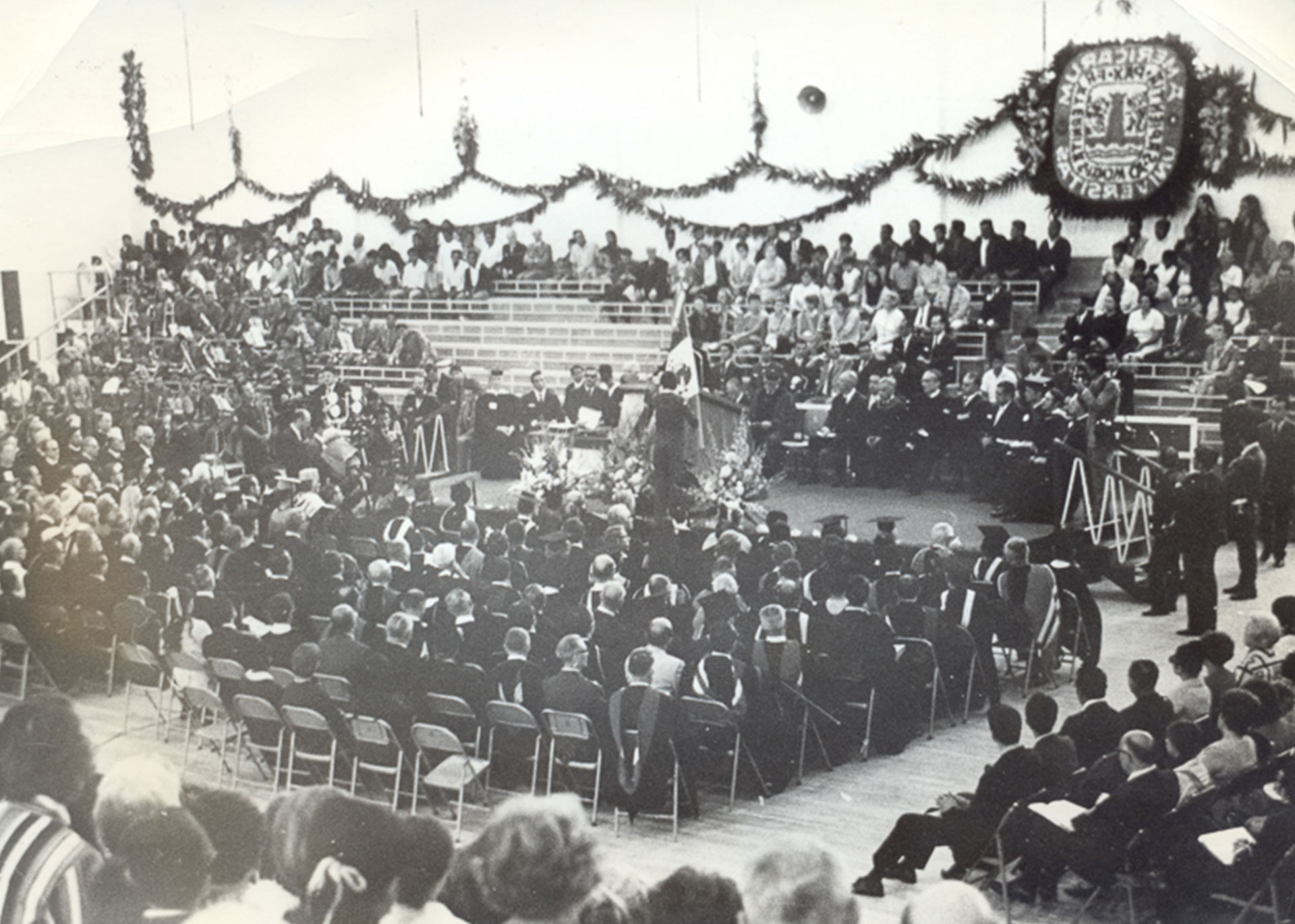 Graduación en gimnasio UDLAP