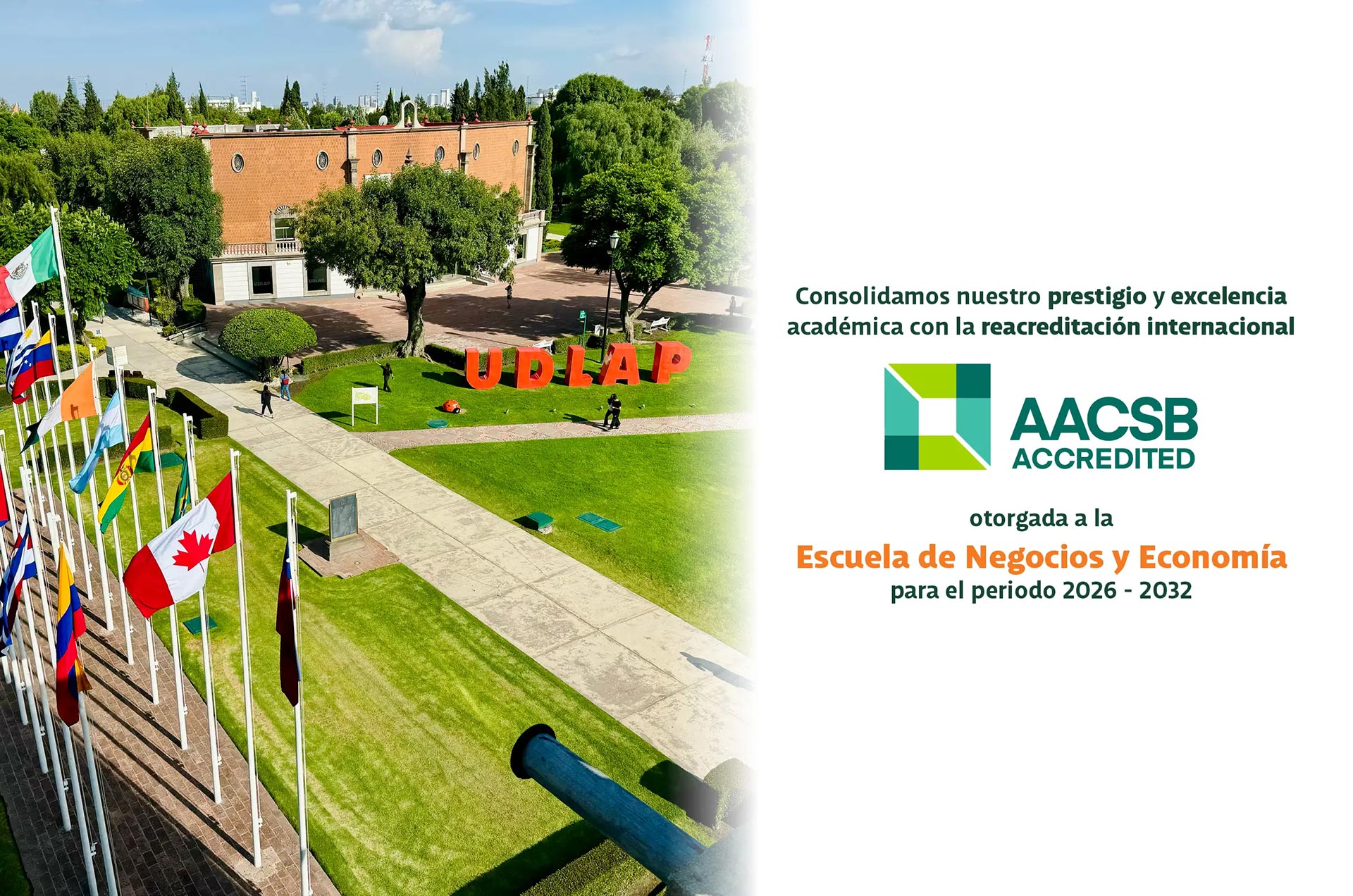 Reacreditación AACSB — Escuela de Negocios y Economía UDLAP