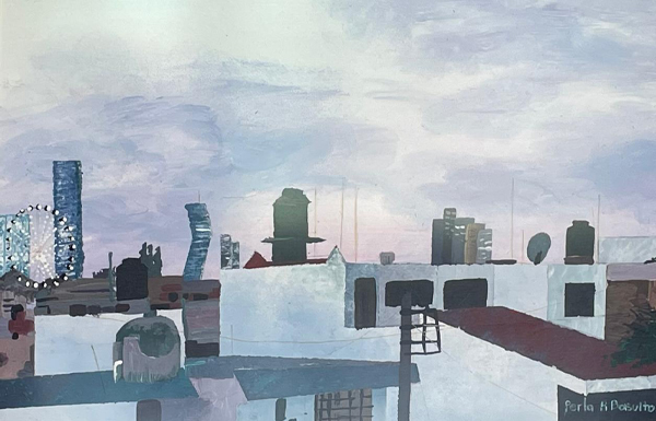 Postales de mi cotidianidad: taller de pintura-paisaje