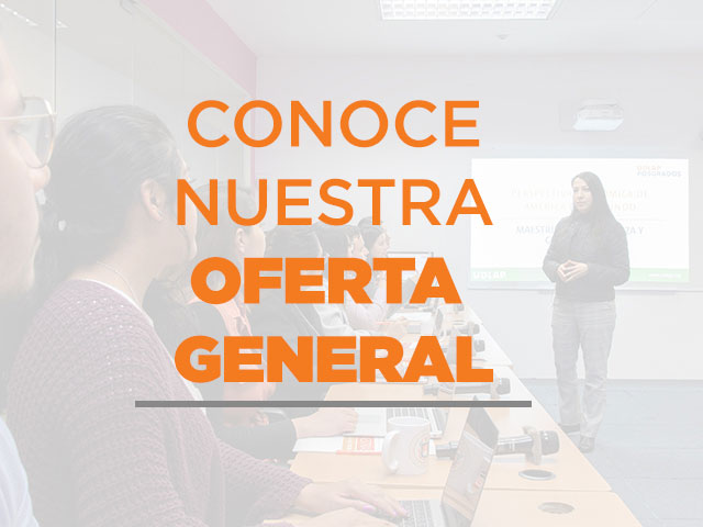 Conoce nuestra oferta general - Maestrías mixtas UDLAP