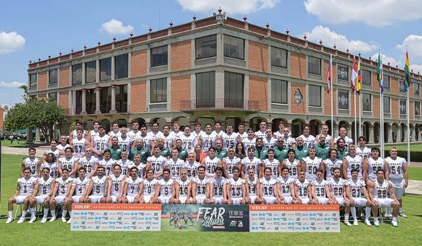 Los Aztecas UDLAP, listos para defender los colores verde y naranja en la temporada 2025 de futbol americano