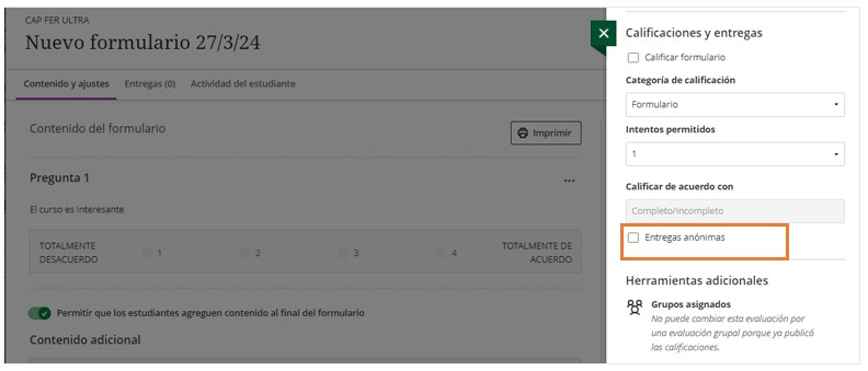 actualizaciones blackboard