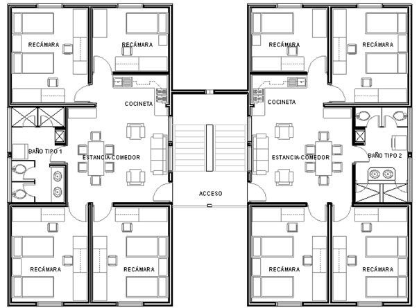 Dormitories layout