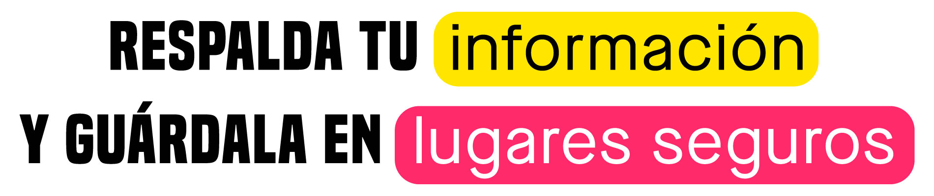 Respalda tu información- UDLAP